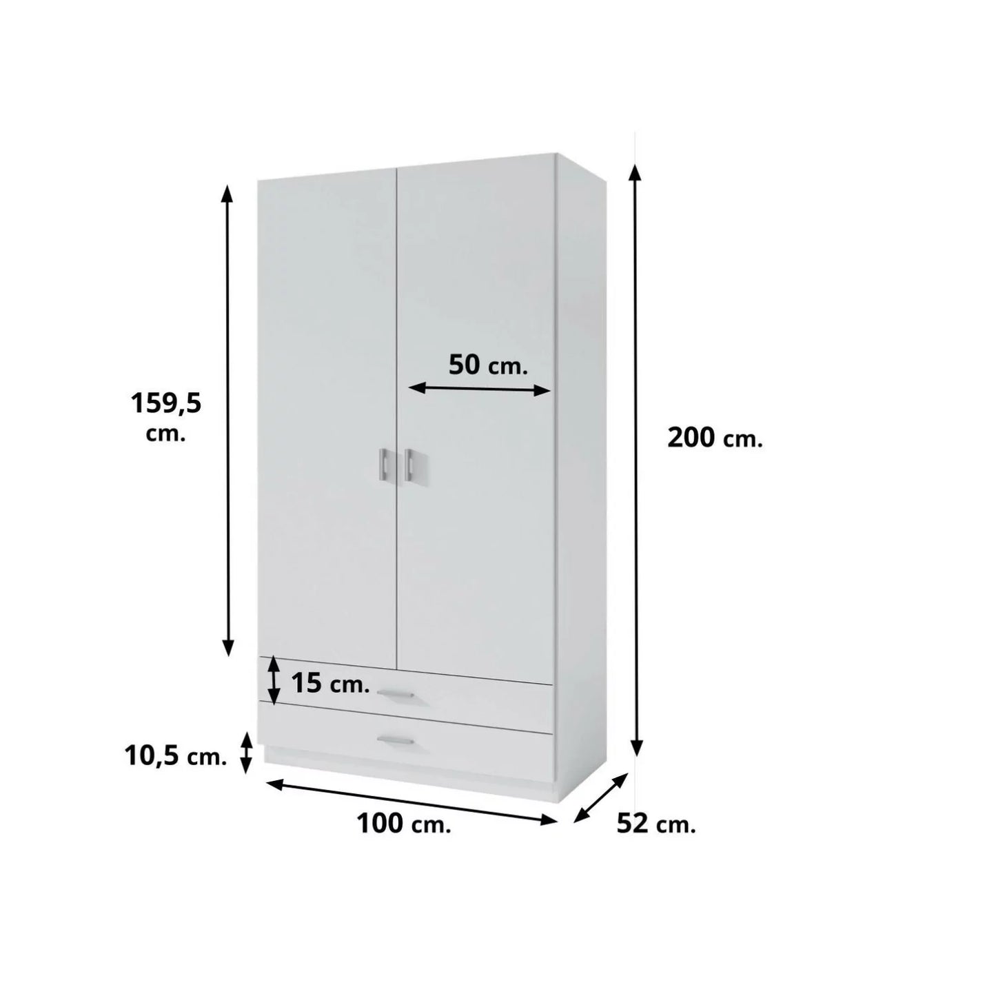 Armario de 2 Puertas