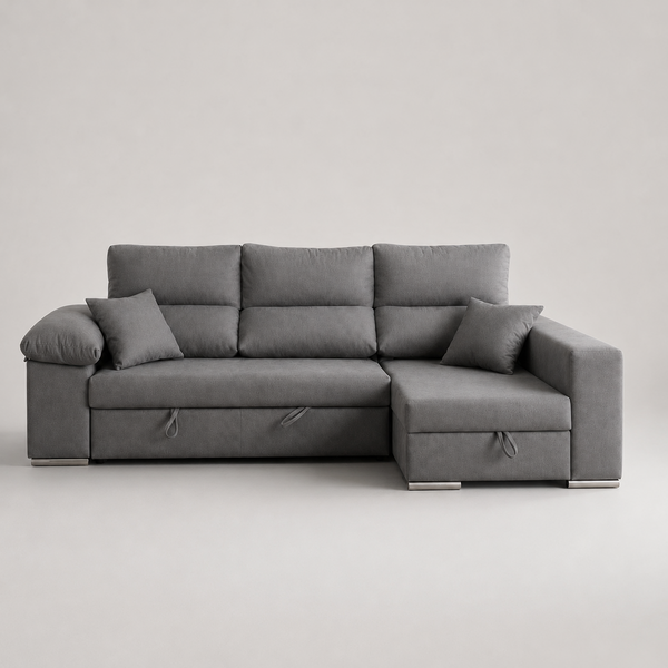 Sofá Chaiselongue Cama ROSALIA con Arcón 263cm