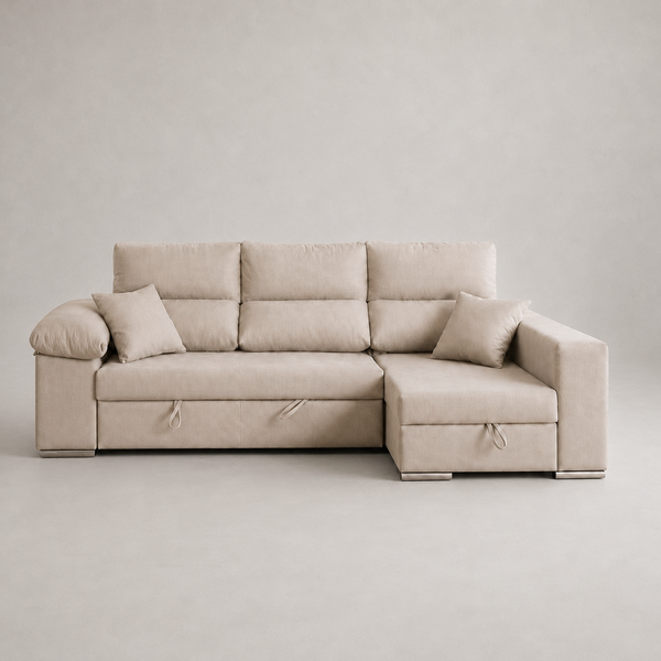 Sofá Chaiselongue Cama ROSALIA con Arcón 260cm