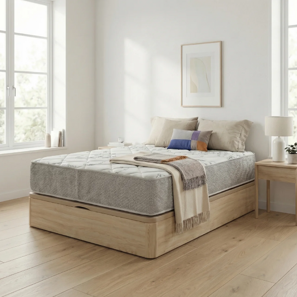 Pack Colchón Bibi 28cm + Canapé Abatible Reforzado