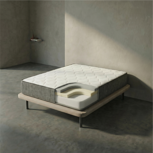 Pack Colchón Essential + Base Tapizada 3D