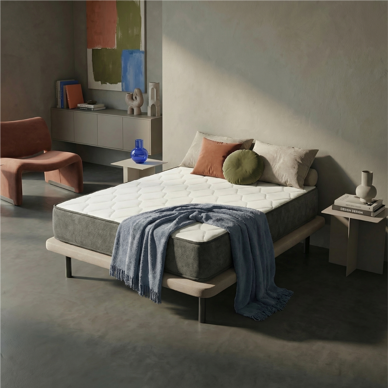 Pack Colchón Essential + Base Tapizada 3D