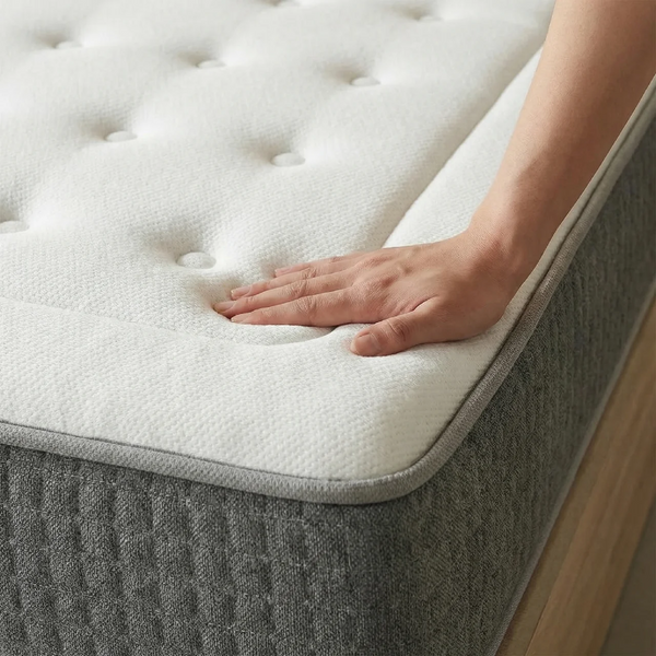 Pack Colchón ORTOPÉDICO 28cm Muelles Ensacados Firmeza Alta + Canapé Abatible Reforzado