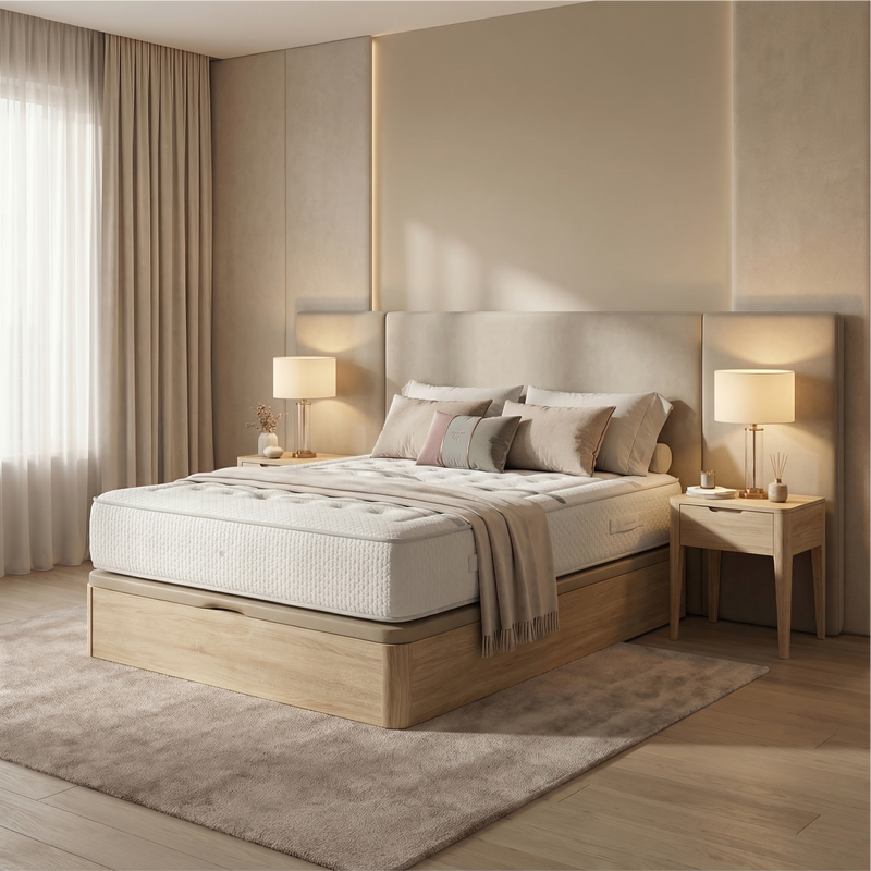 Pack Colchón Sofía 30cm + Canapé Abatible Reforzado