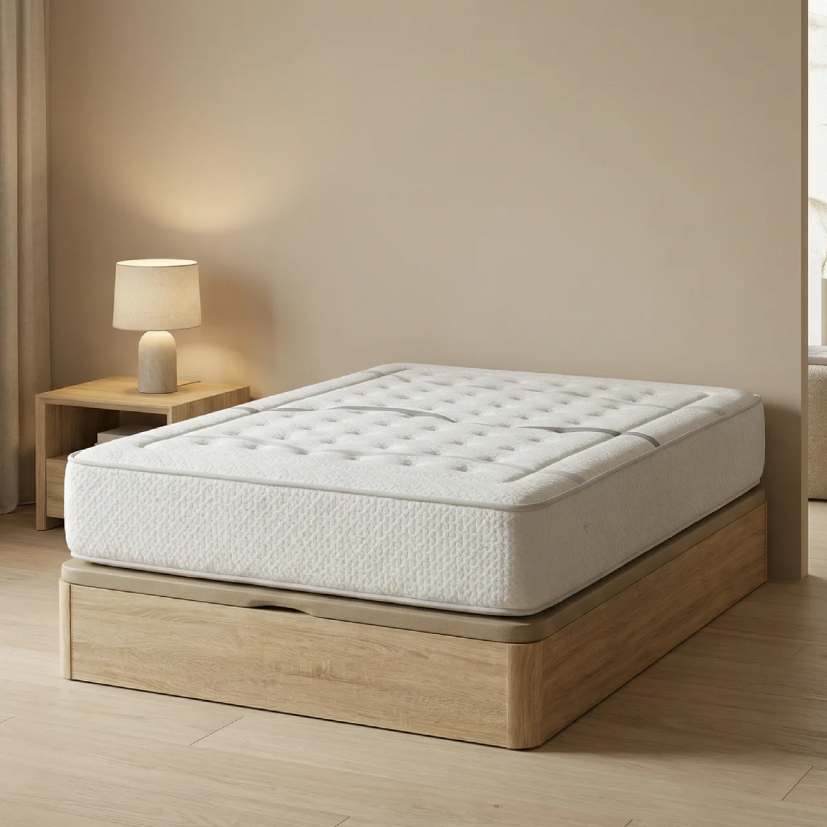 Pack Colchón Sofía 30cm + Canapé Abatible Reforzado