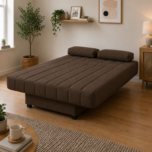 Sofá Cama EMMA Clic-Clac 190cm · Arcón Integrado