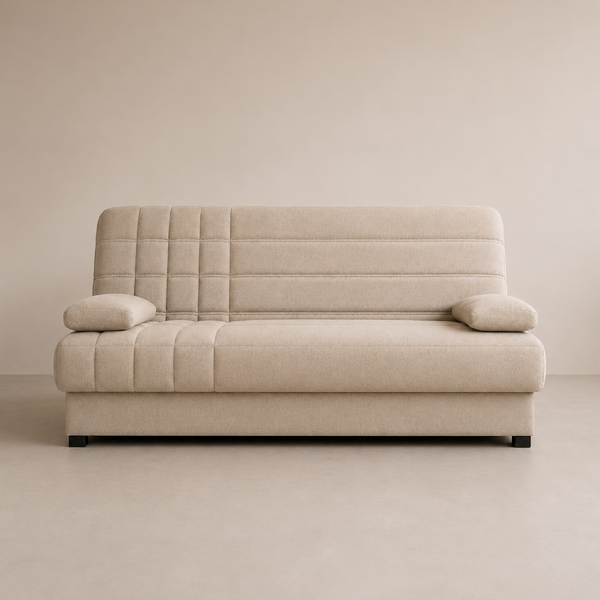 Sofá Cama EMMA Clic-Clac 190cm · Arcón Integrado