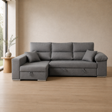 Sofá Chaiselongue Cama ROSALIA 4 plazas 263cm Arcón Integrado