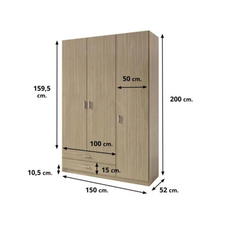 Armario de 3 Puertas